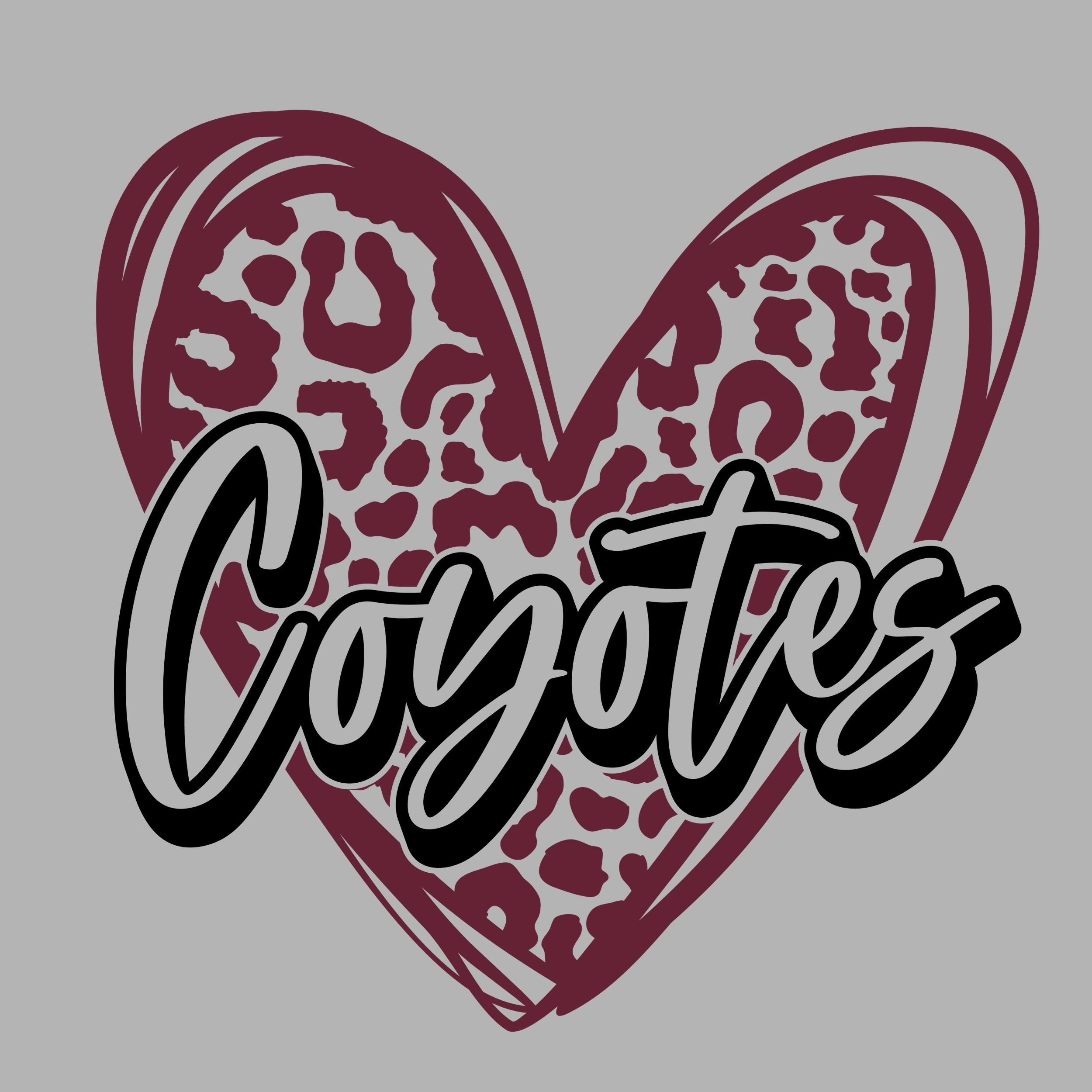 West Creek Coyotes Heart Scorpio 65 Designs