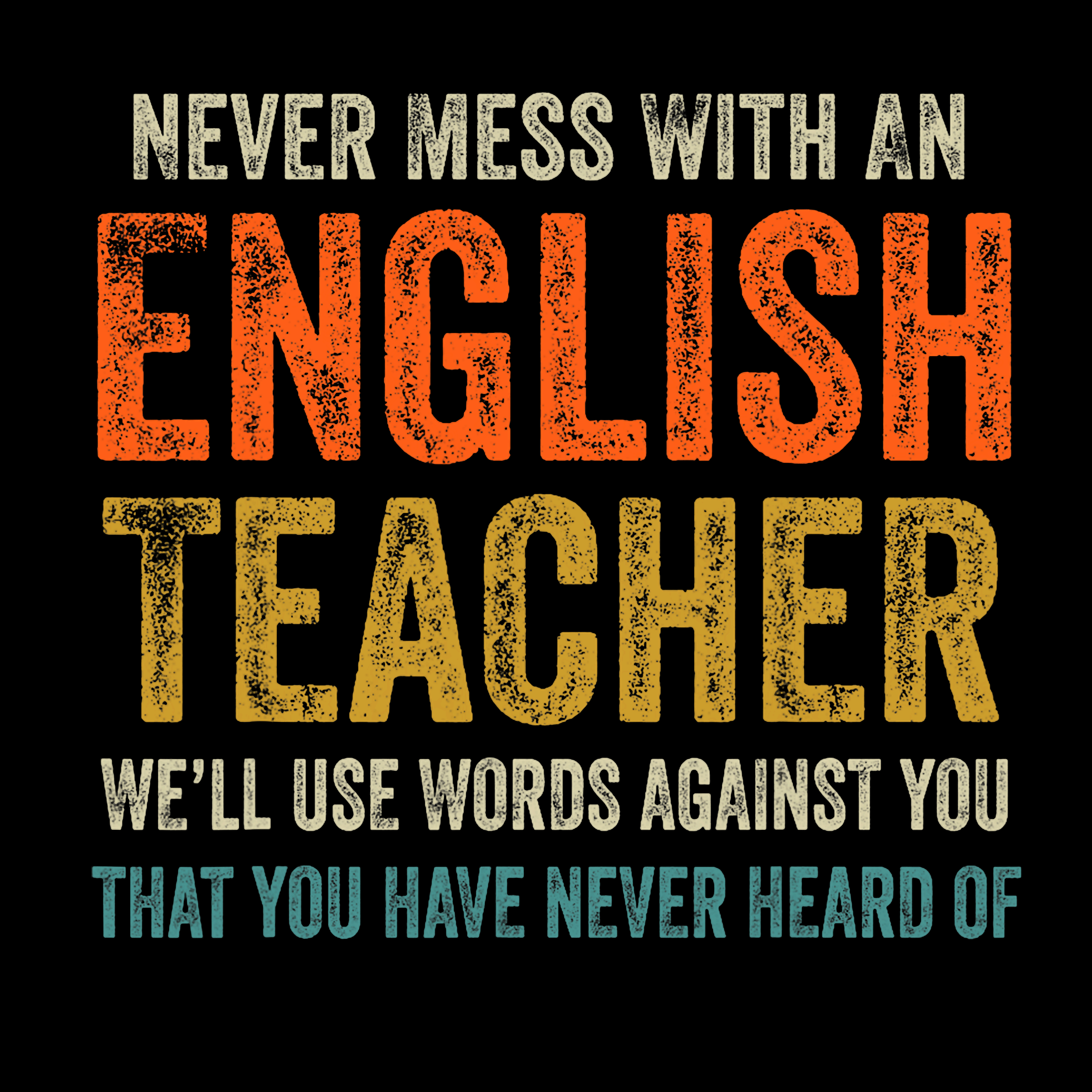 West Creek English Teacher Scorpio 65 Designs