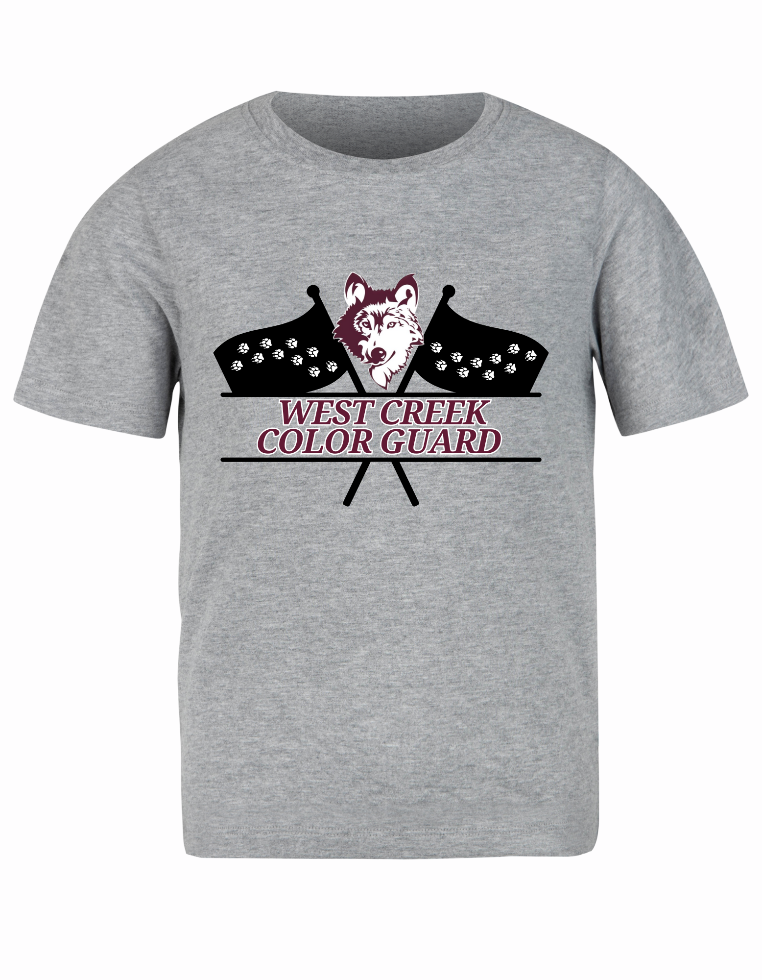 West Creek Middle School Official Color Guard Uniform Shirt Scorpio 65 Designs