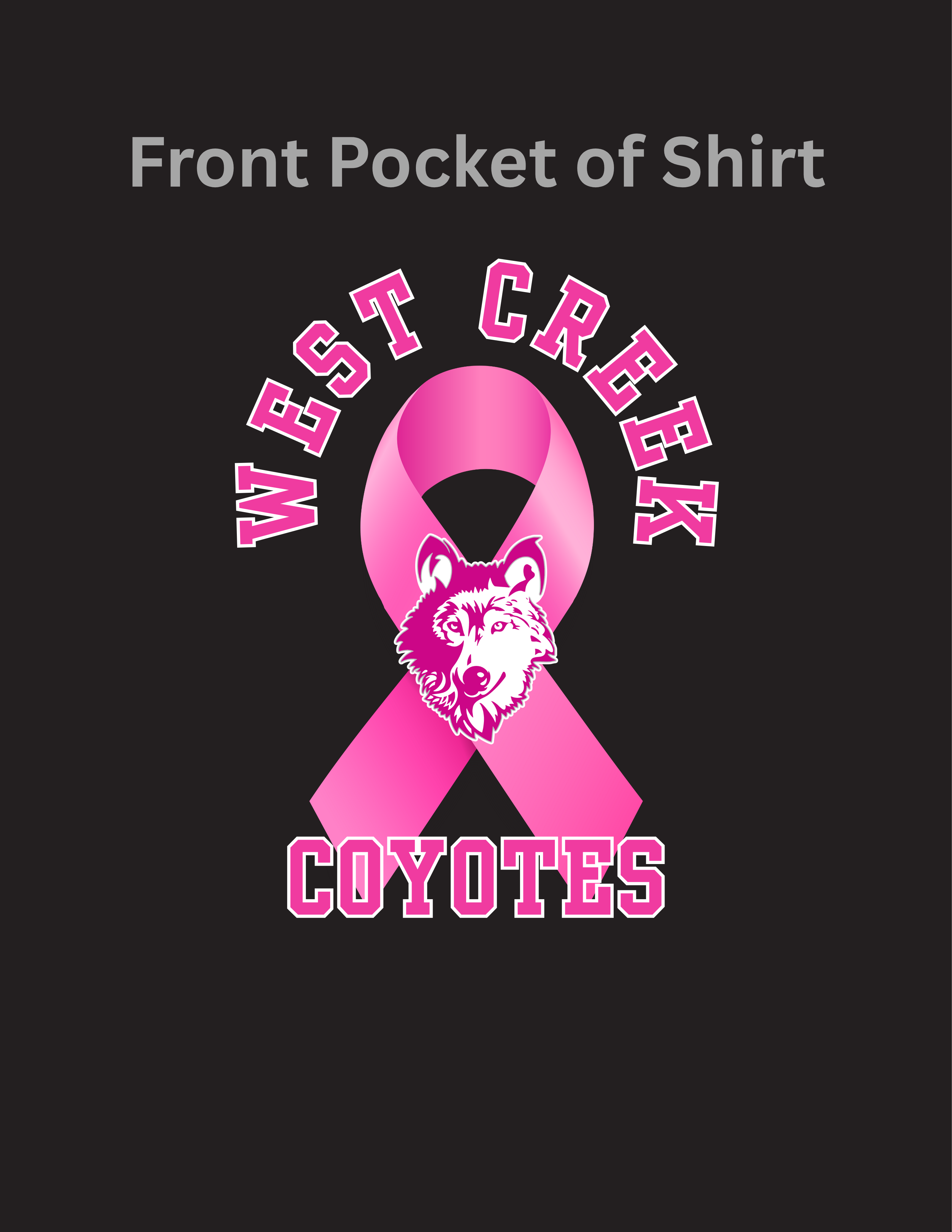West Creek Pink Ribbon Splatter Scorpio 65 Designs