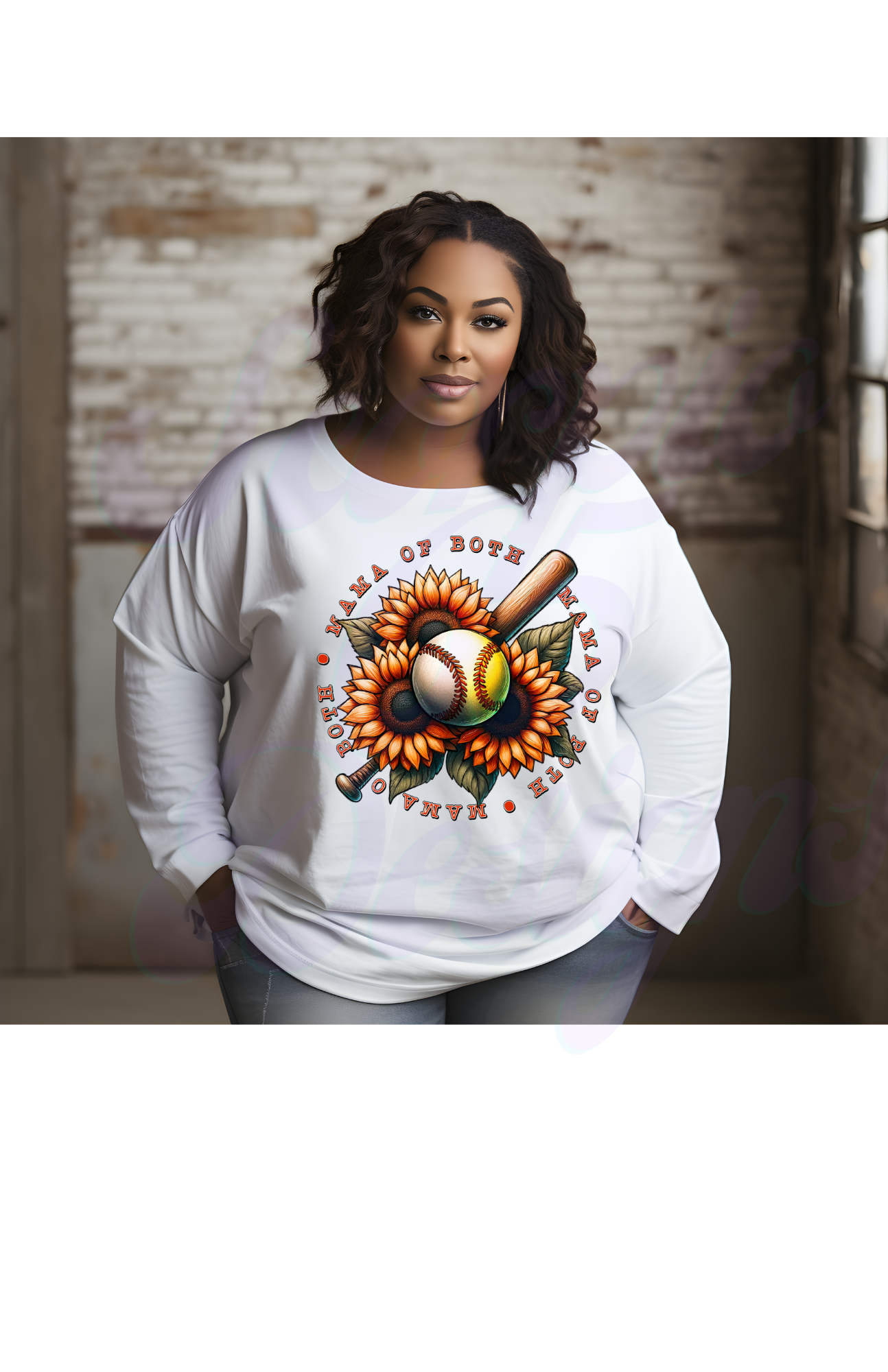 Softball / Baseball - sunflowers Scorpio 65 Designs