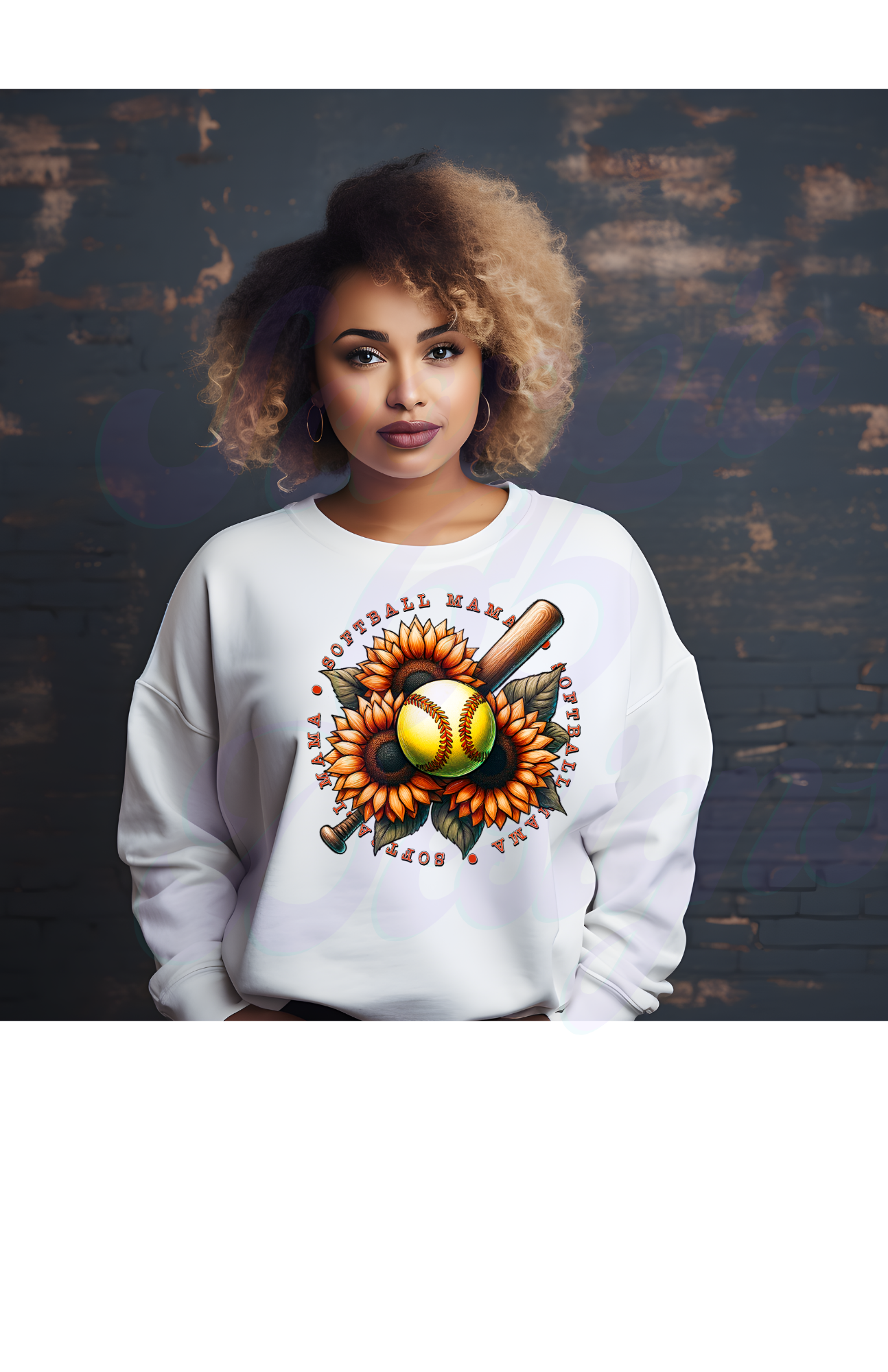 Copy of Softball / Baseball - sunflowers Scorpio 65 Designs