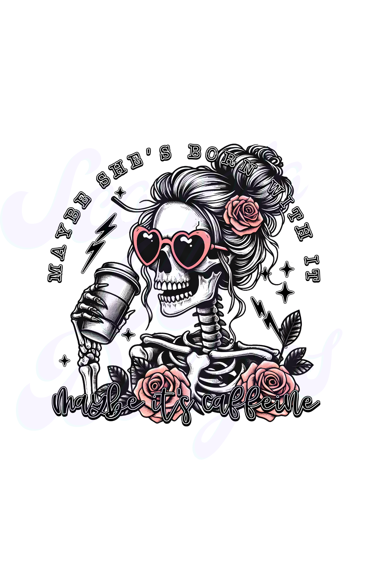 Maybe She's Born With It - Hot Coffee Scorpio 65 Designs