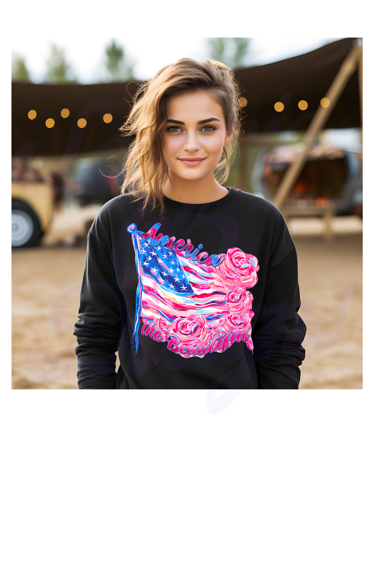 America the beautiful- floral Scorpio 65 Designs