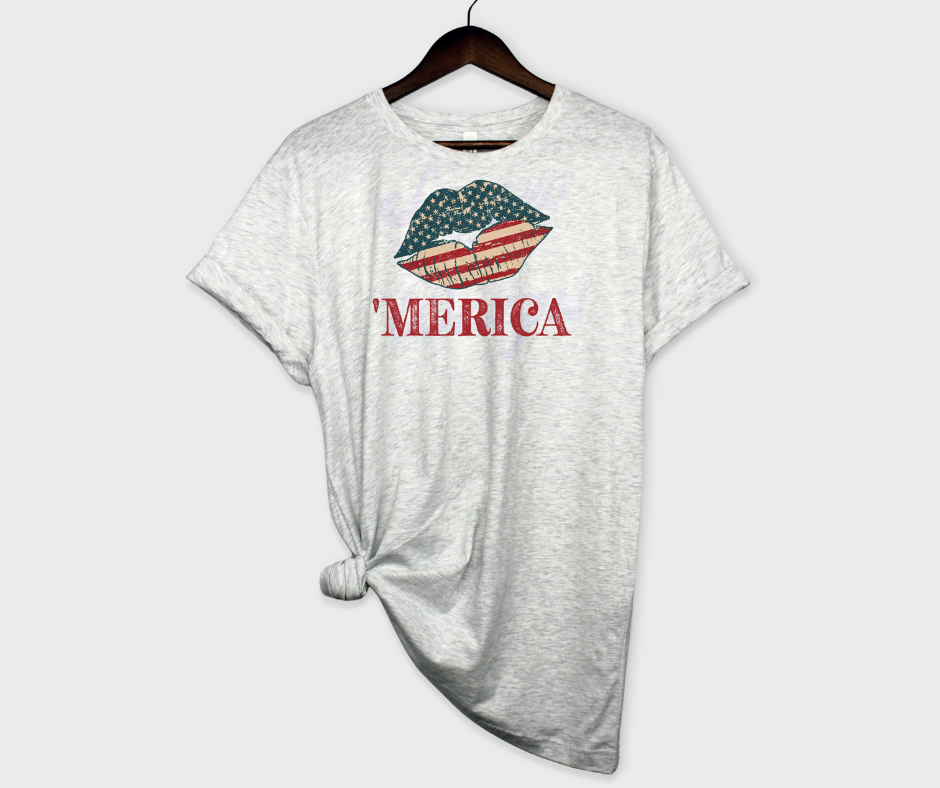 Merica Lips DTF Transfer Scorpio 65 Designs