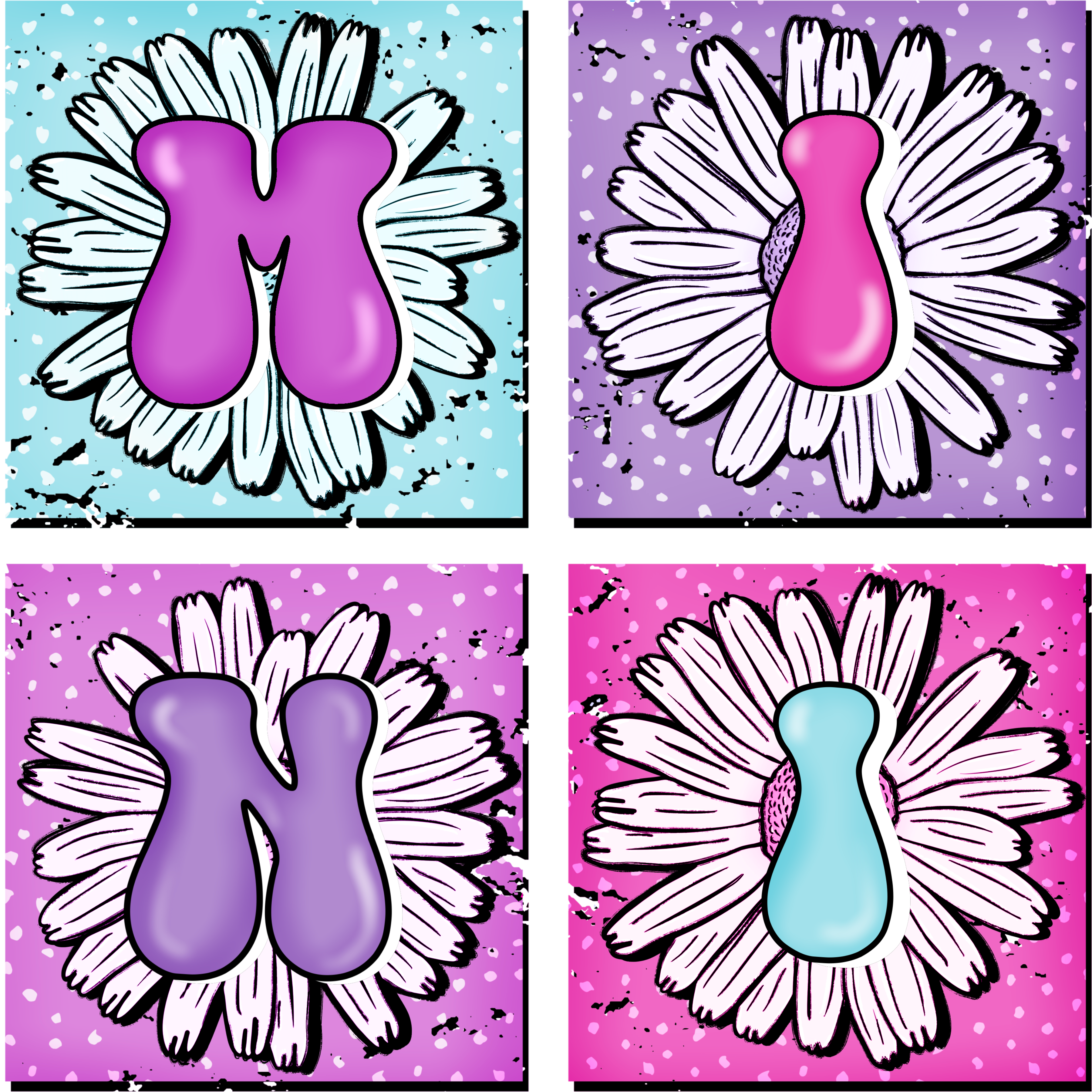 Mini flower square Scorpio 65 Designs