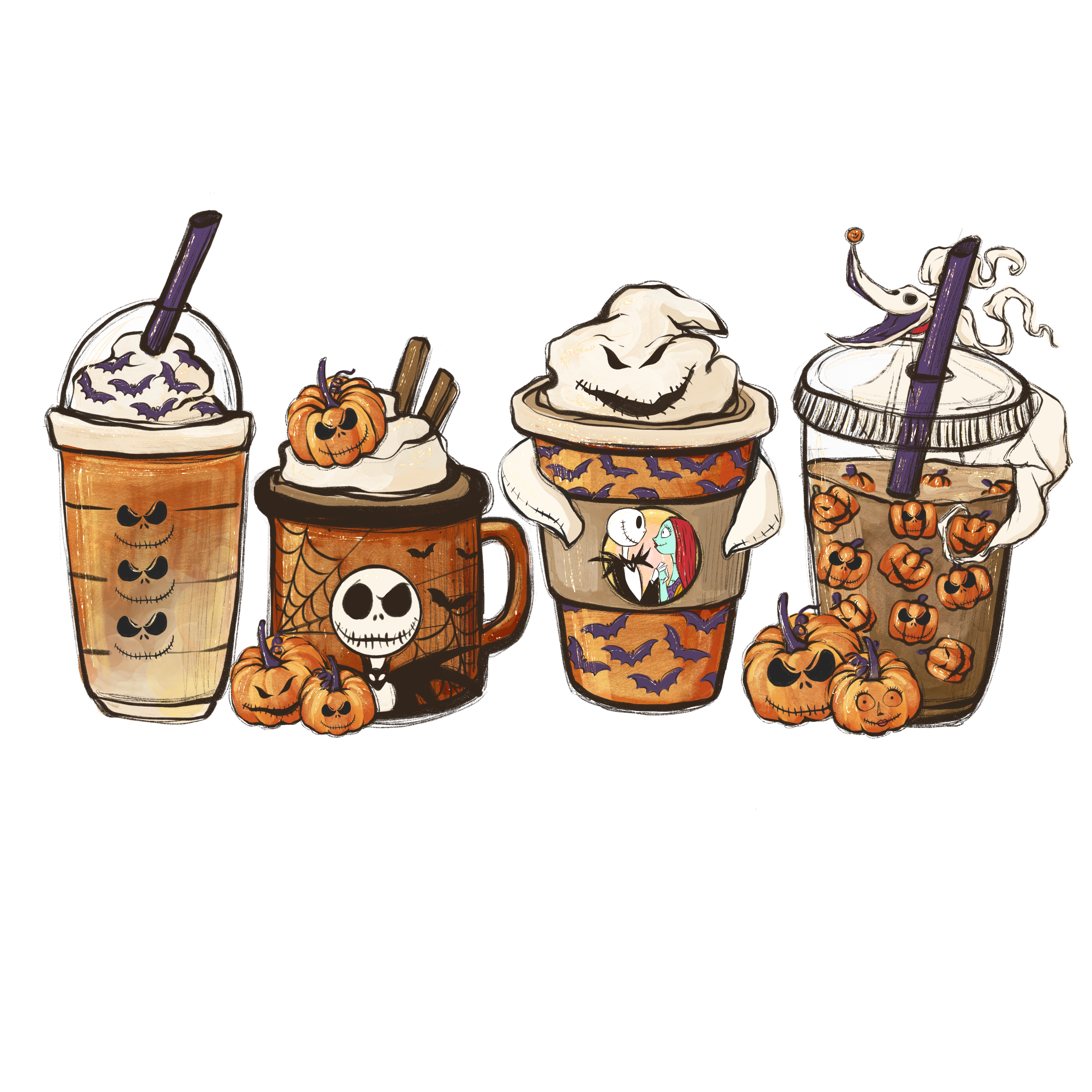 Copy of BOO- Ghost and Pumpkin Scorpio 65 Designs