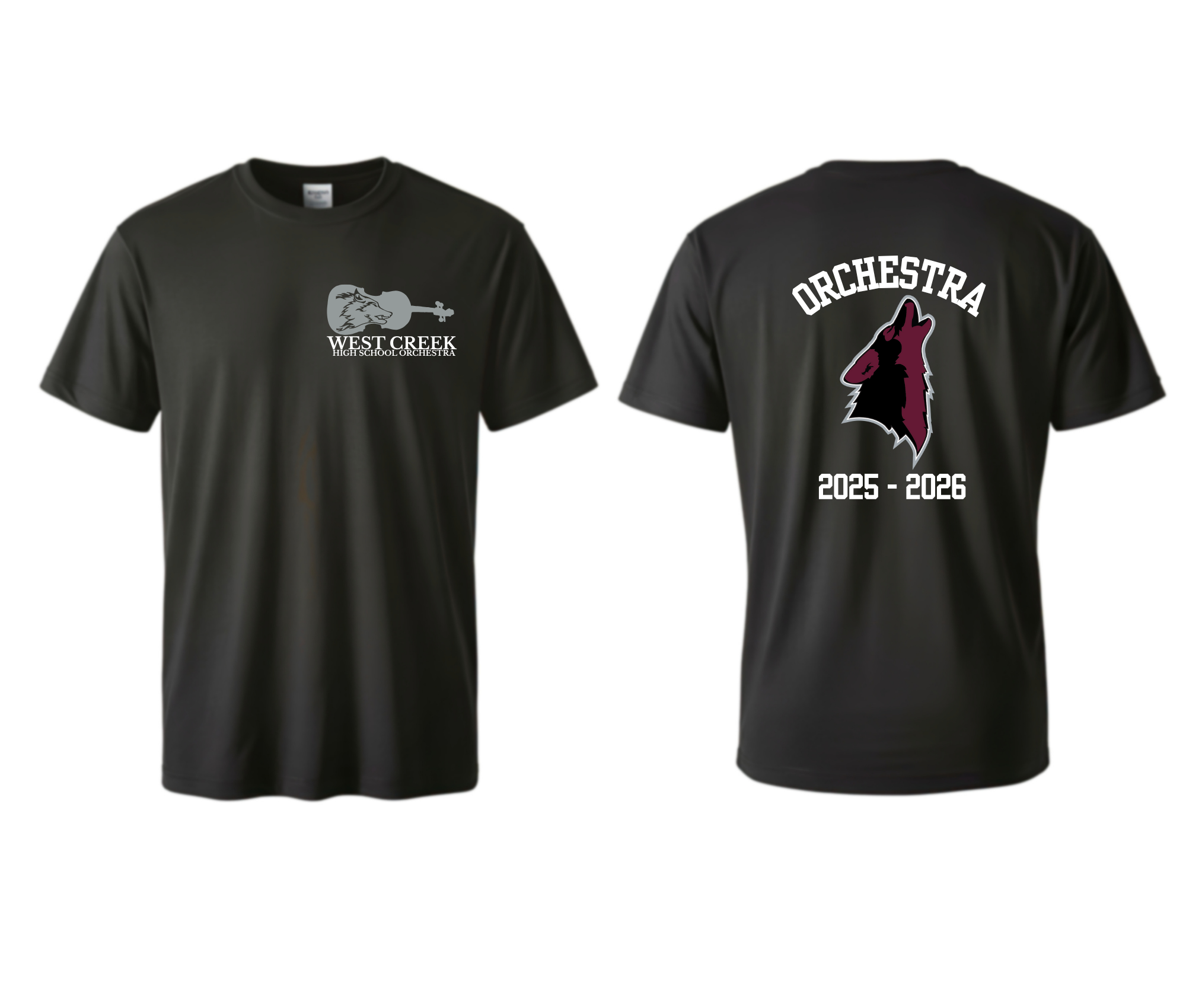 West Creek High School Orchestra Shirts Scorpio 65 Designs