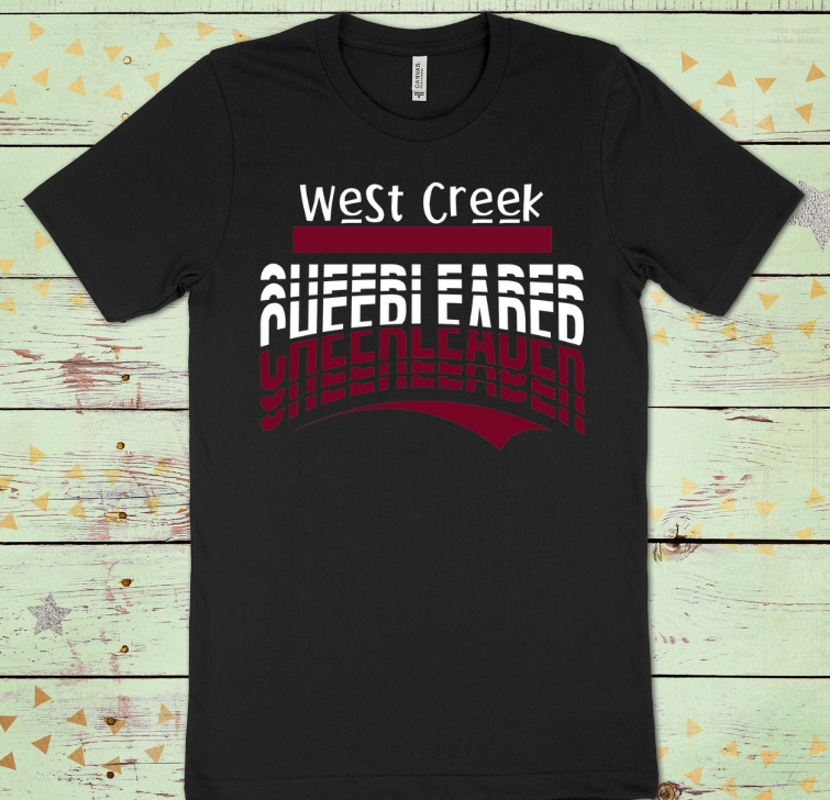 West Creek Cheer -Cheer Mom-brush strokes Scorpio 65 Designs