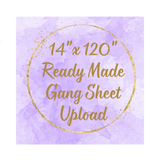 14" x 120" Custom DTF Gang Sheet Scorpio 65 Designs