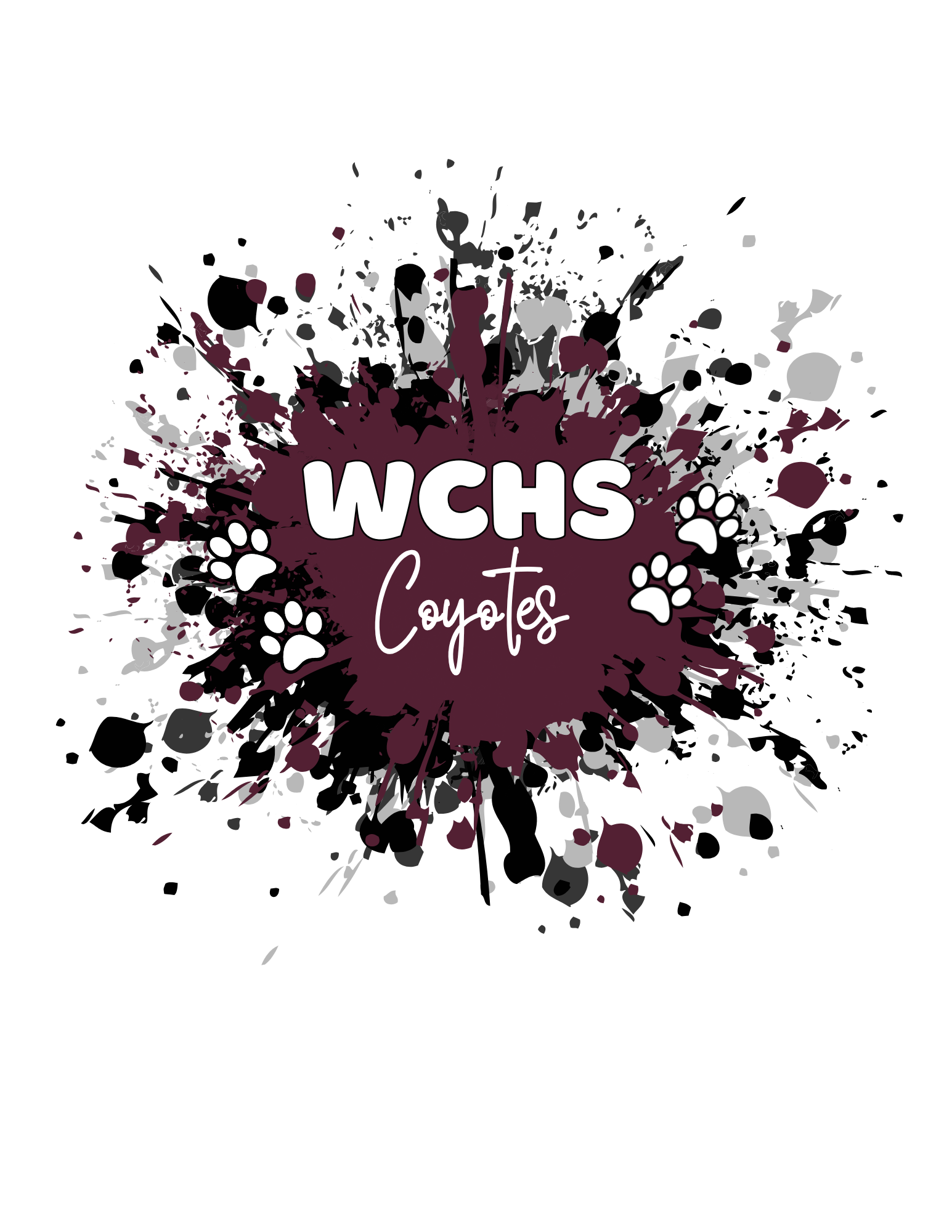 West Creek High School Splatter Scorpio 65 Designs