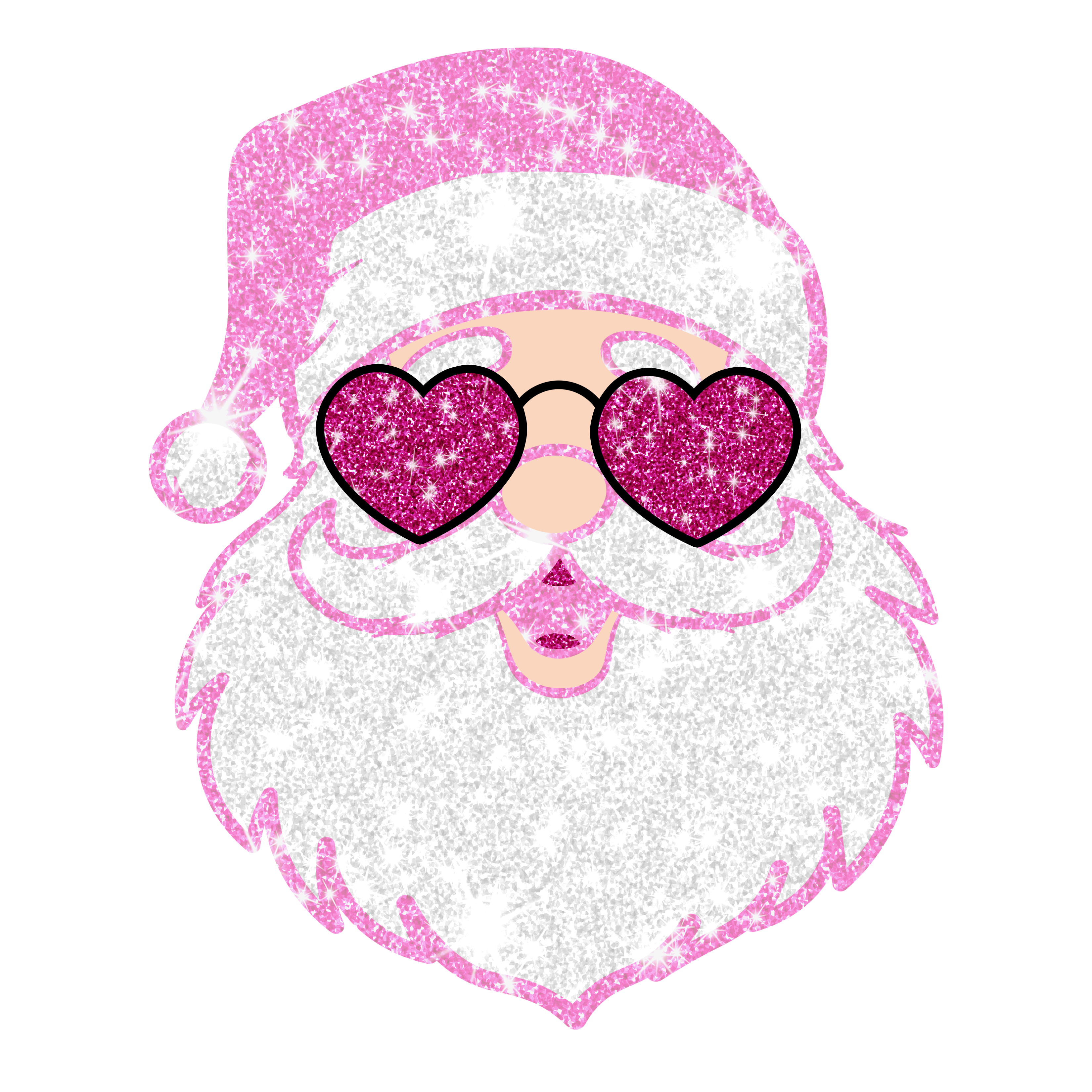 Sequin Santa - pink Scorpio 65 Designs