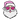 Sequin Santa with black outline Scorpio 65 Designs