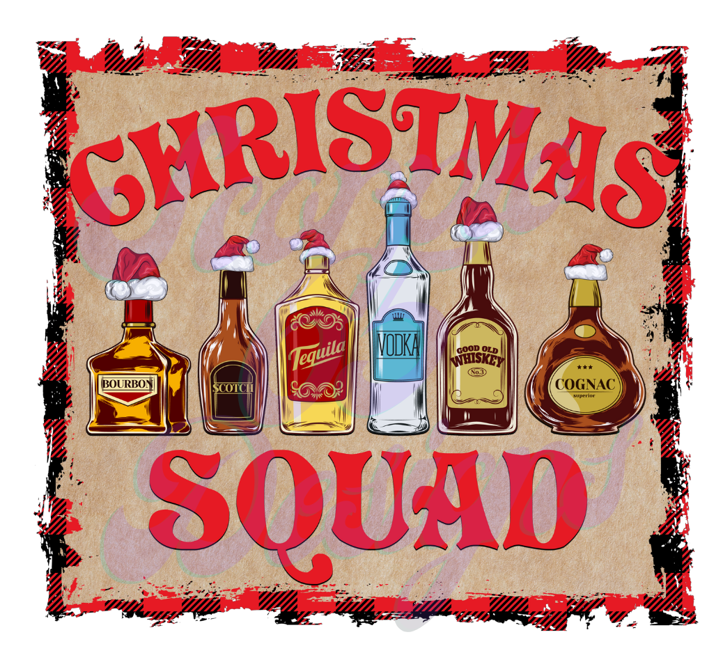 Christmas Squad DTF Transfers Scorpio 65 Designs