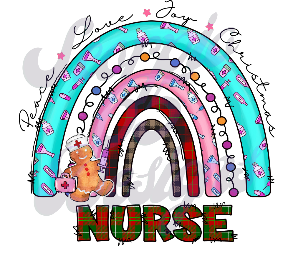 Rainbow Nurse DTF Transfers Scorpio 65 Designs