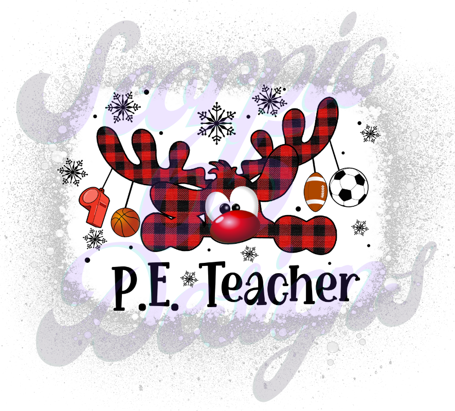 P.E Teacher DTF Transfers Scorpio 65 Designs