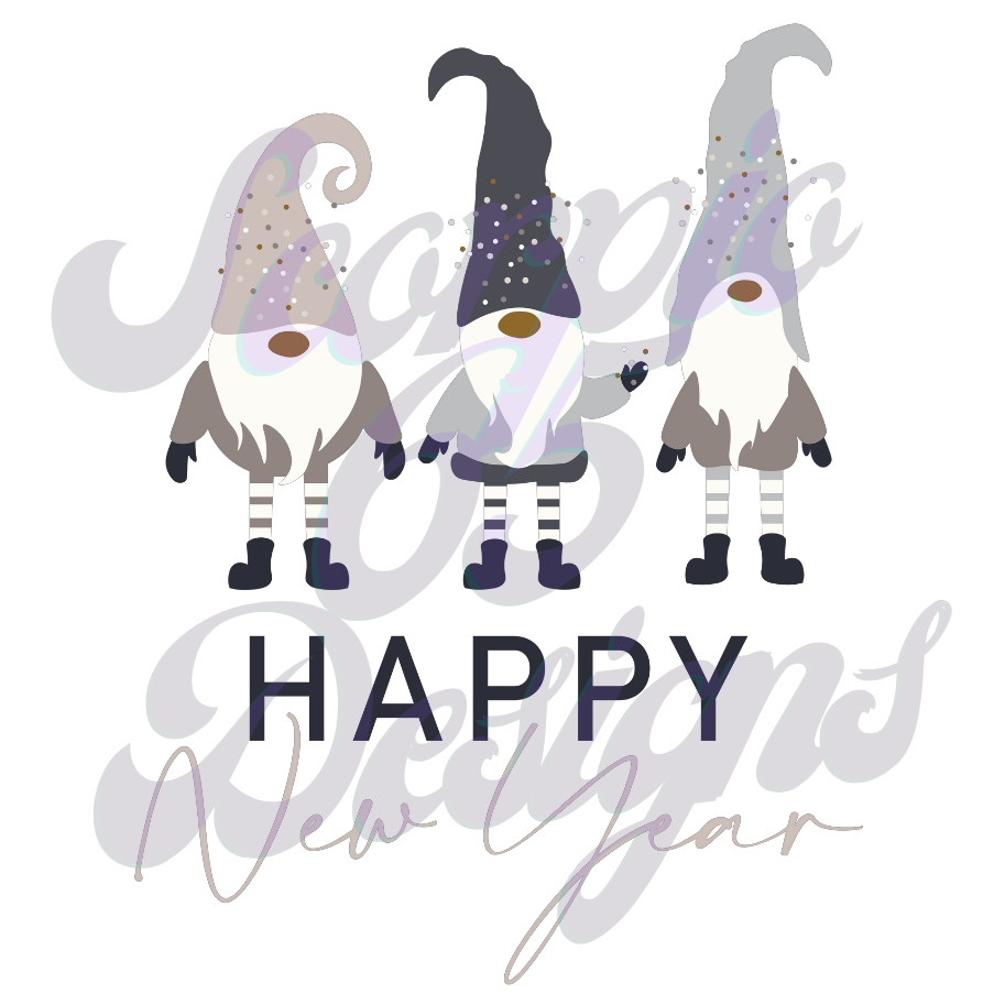 Happy New Year DTF Transfers Scorpio 65 Designs