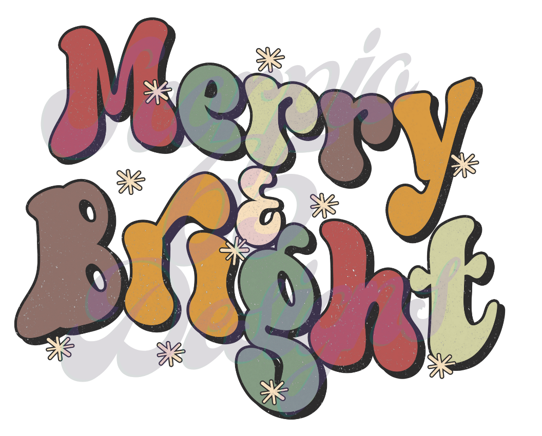 Merry & Bright DTF Transfers Scorpio 65 Designs