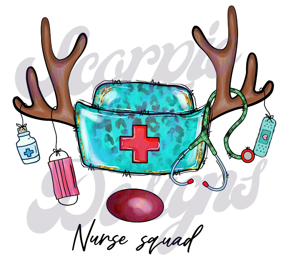 Nurse Squad DTF Transfers Scorpio 65 Designs