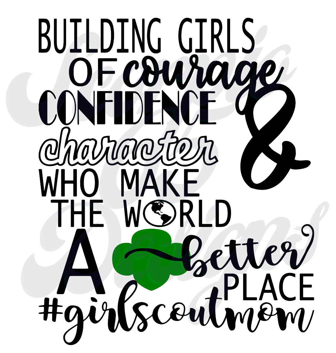 Girl Scout Mom DTF Transfers Scorpio 65 Designs