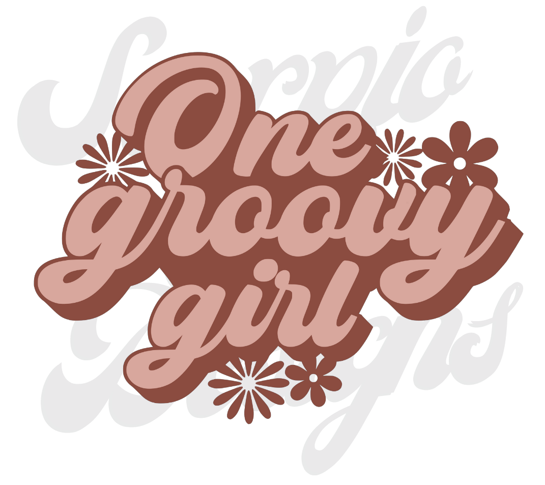 One Groovy Girl DTF Transfers Scorpio 65 Designs