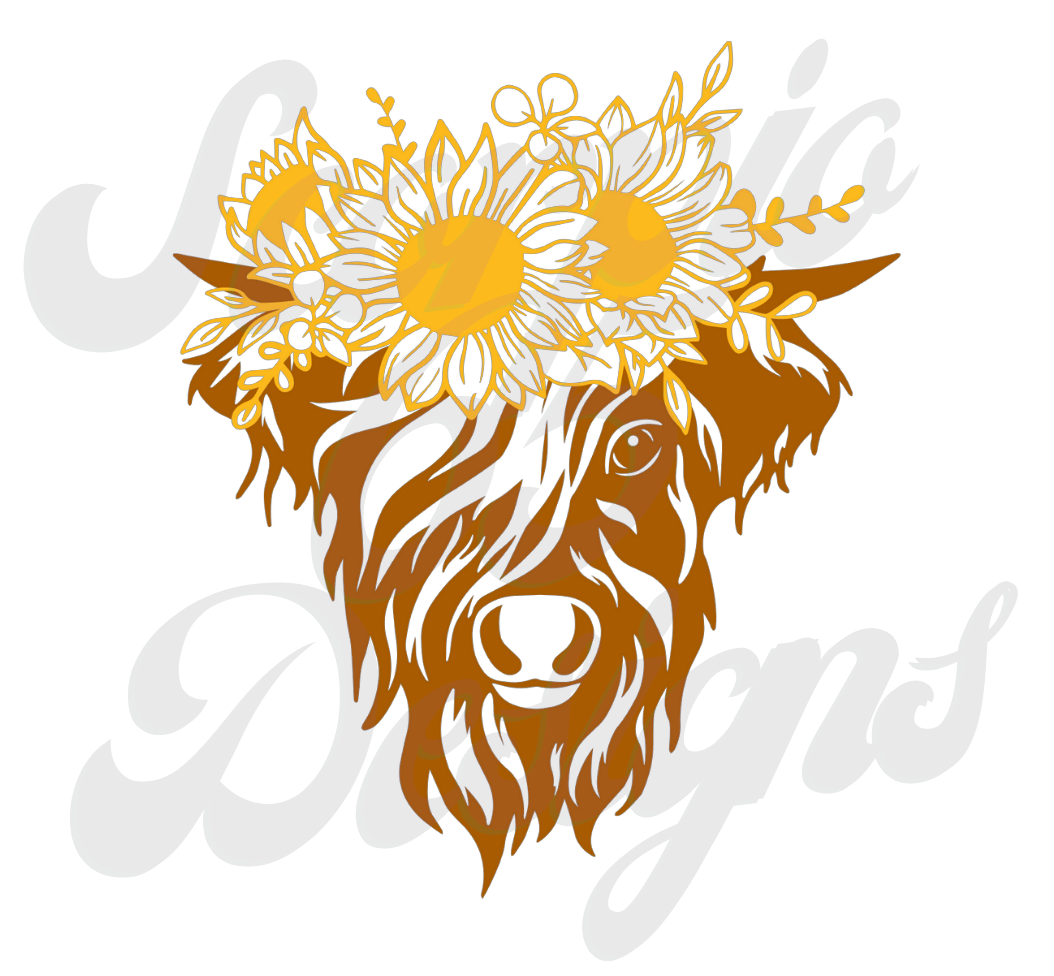 Light Brown Wild Beast DTF Transfers Scorpio 65 Designs