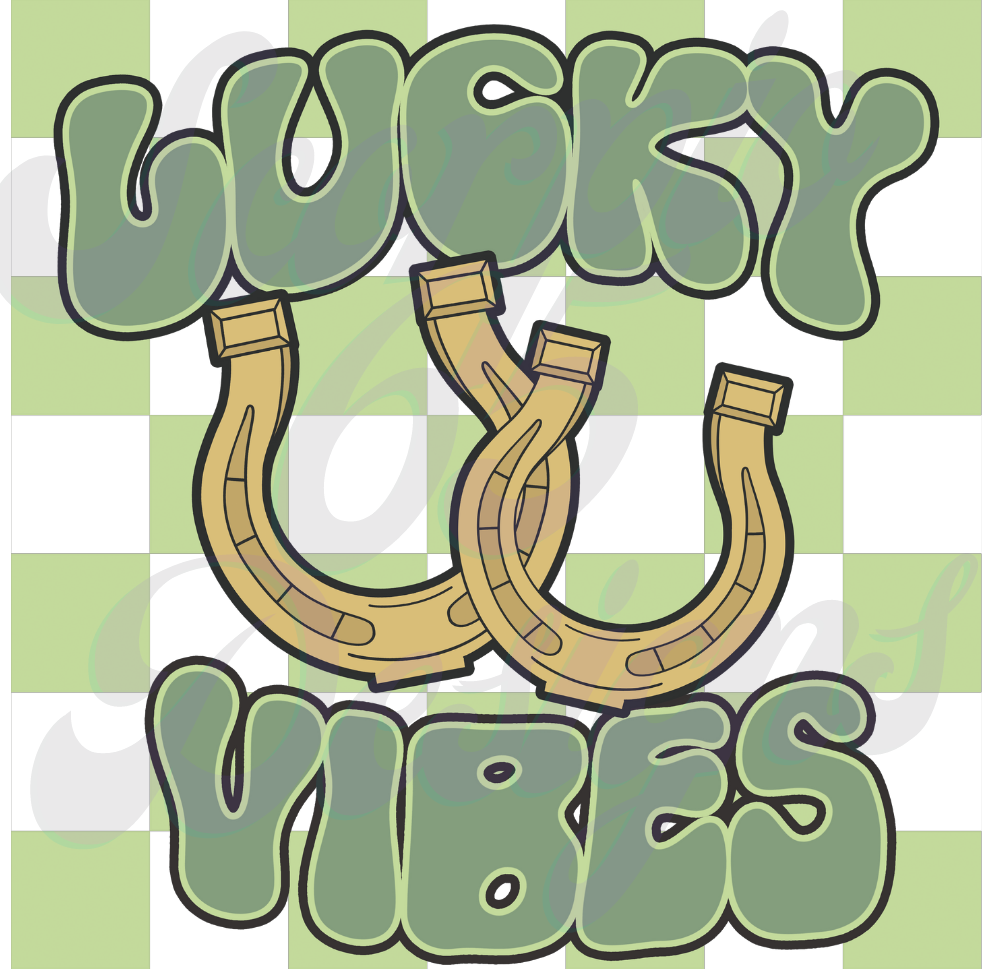 Lucky Vibes Horse Shoes DTF Transfers Scorpio 65 Designs