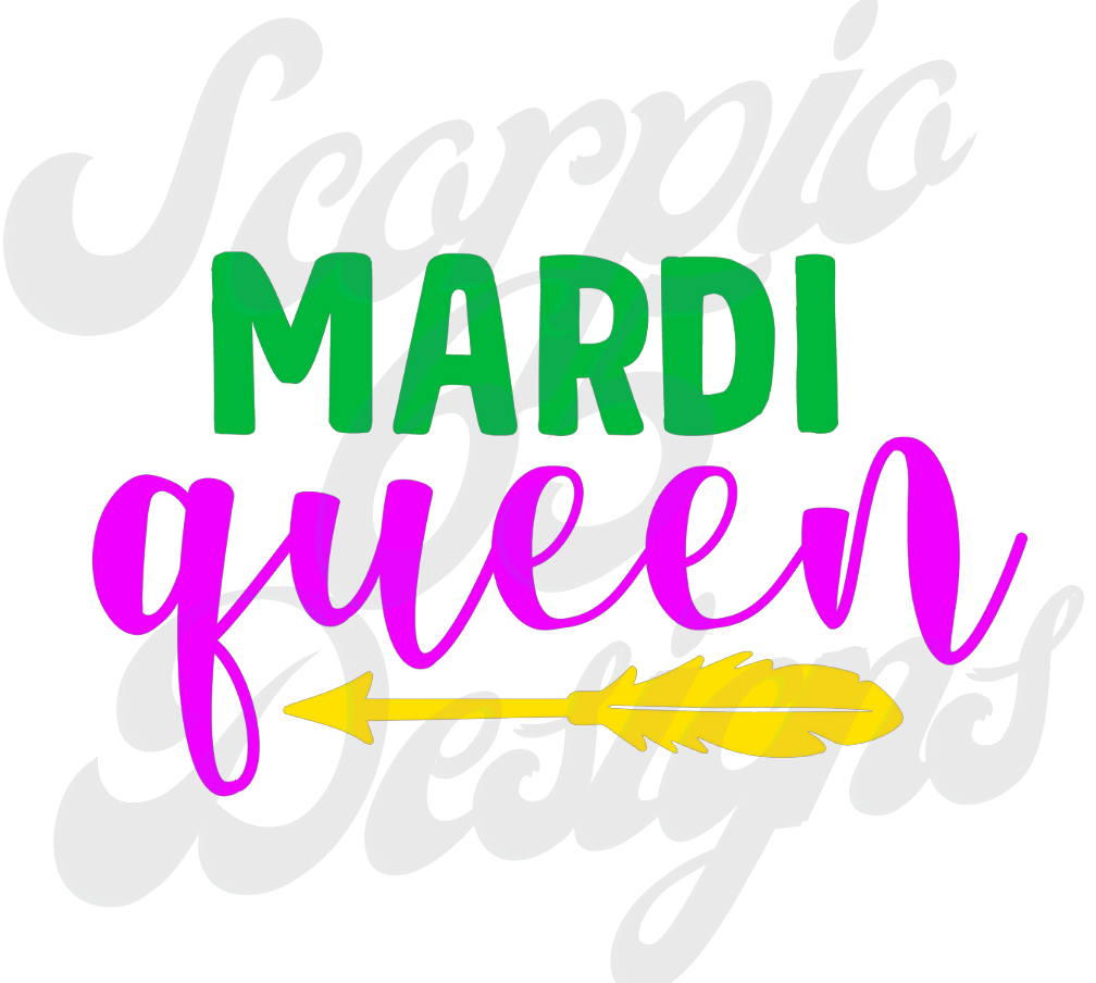 Mardi Queen DTF Transfers Scorpio 65 Designs