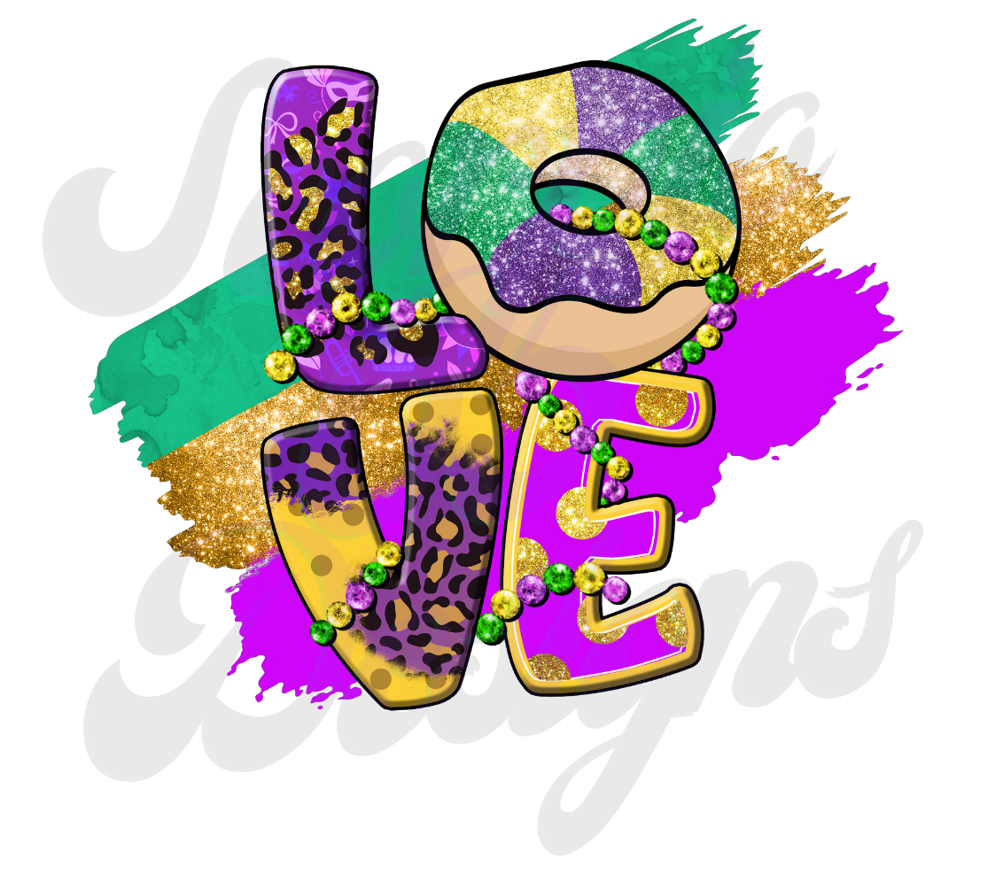 Love King Cake DTF Transfers Scorpio 65 Designs