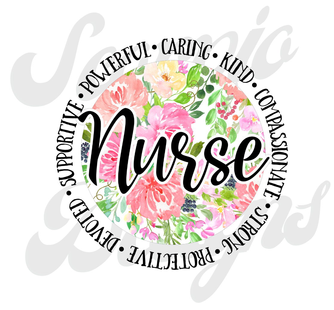 Nurses DTF Transfers Scorpio 65 Designs
