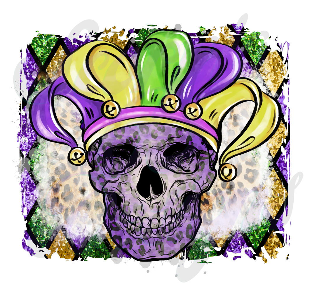 Mardi Gras King DTF Transfers Scorpio 65 Designs