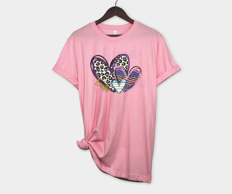 3 Hearts of Easter DTF Transfers Scorpio 65 Designs
