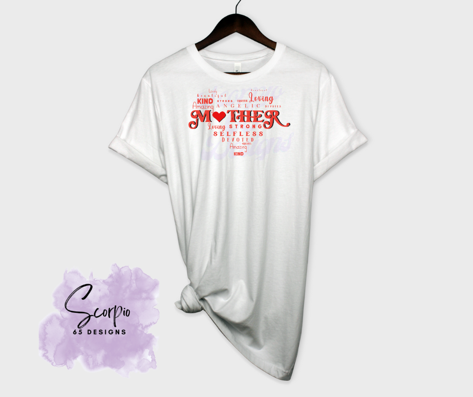 A Mothers Love DTF Transfer Scorpio 65 Designs