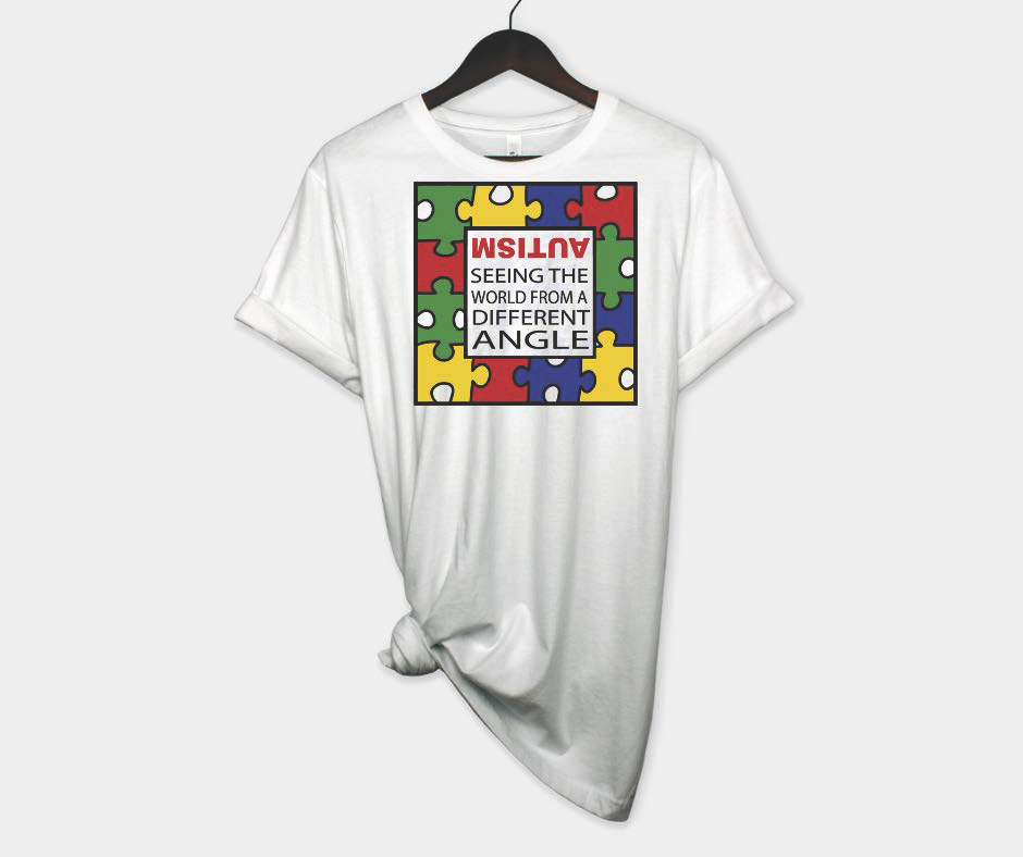 Autism - Seeing the World From a Different Angle DTF Transfers Scorpio 65 Designs