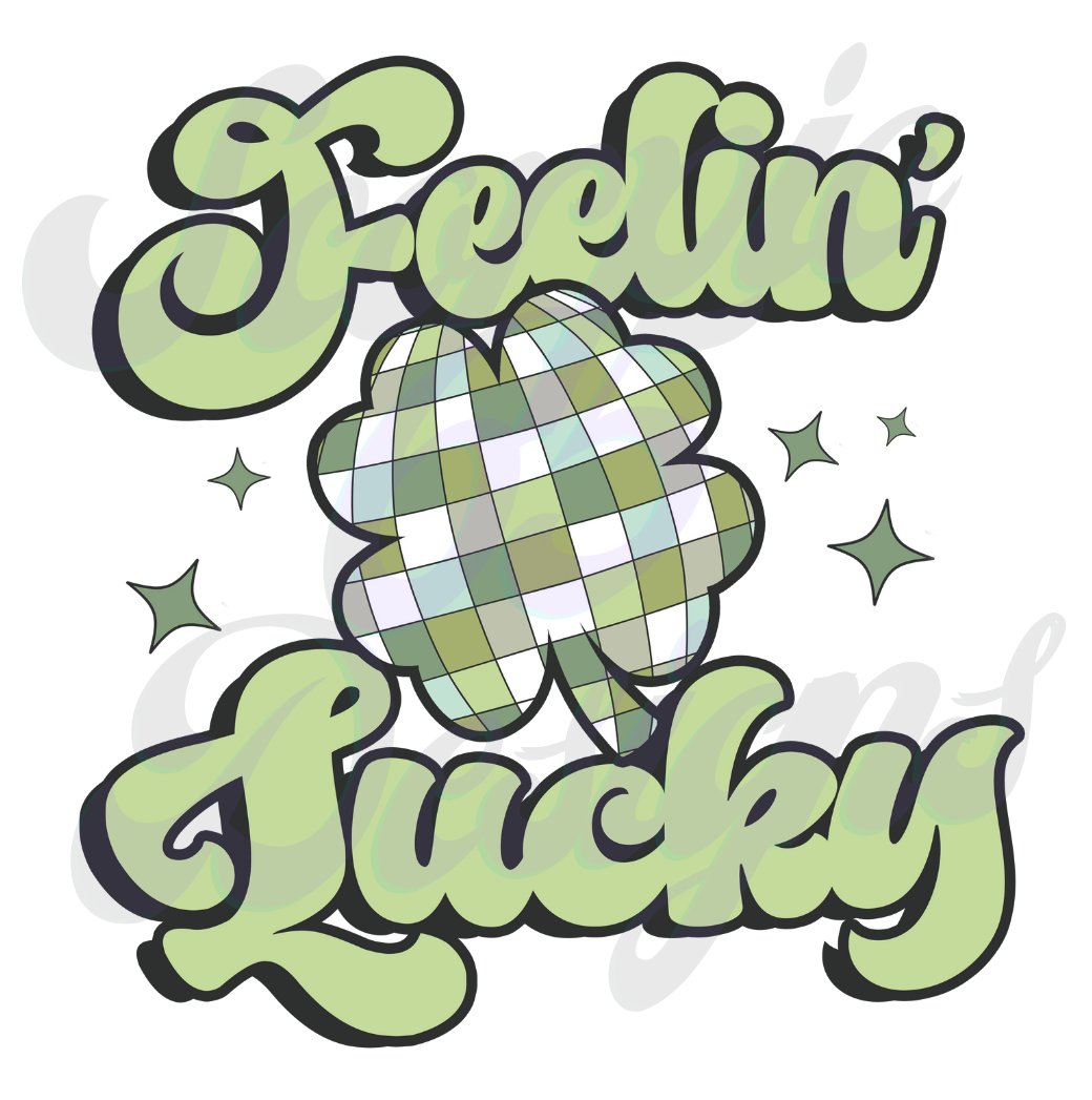 Feelin Lukcy Retro DTF Transfers Scorpio 65 Designs