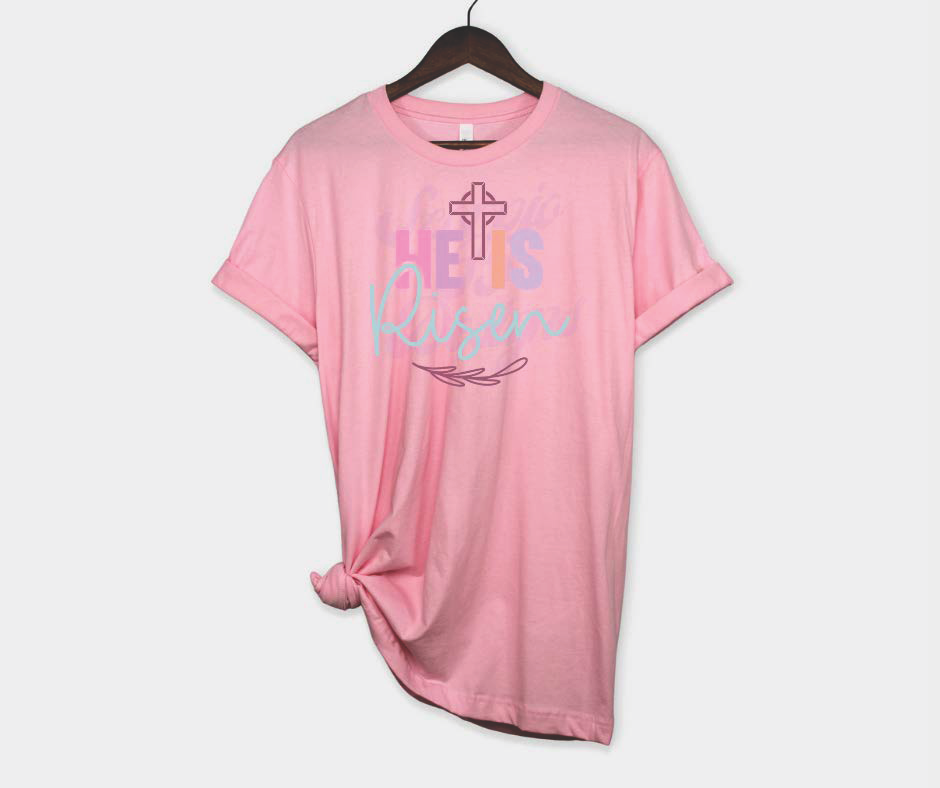He Is Risen (Pastel) DTF Transfers Scorpio 65 Designs