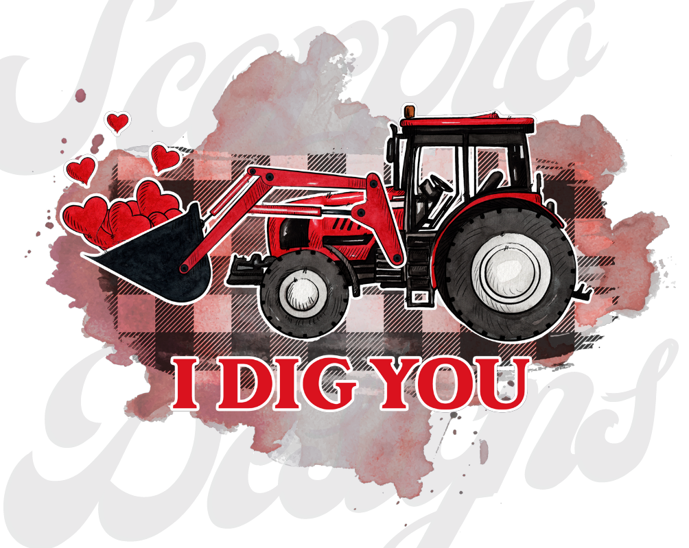 I Dig You DTF Transfers Scorpio 65 Designs