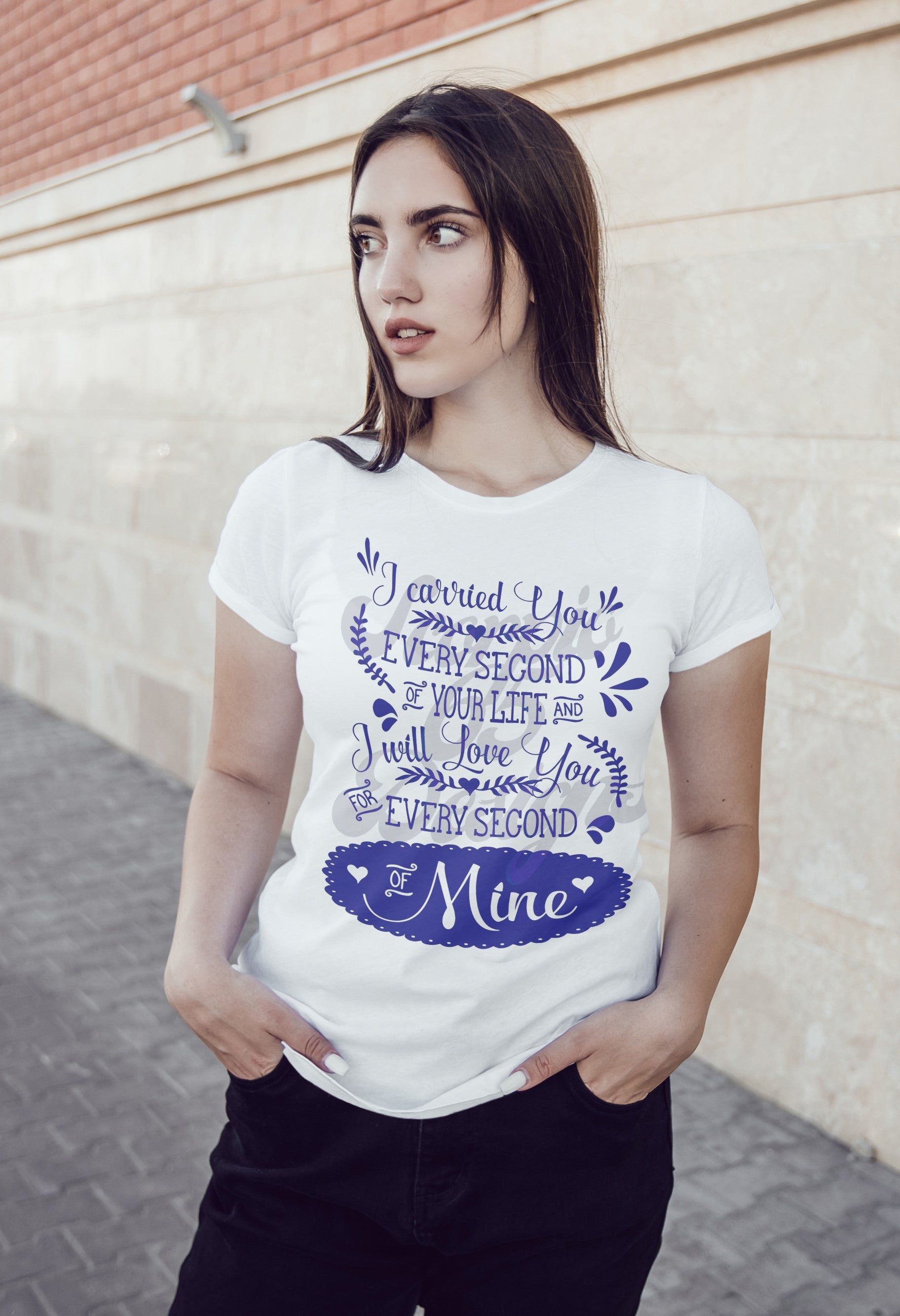 I Carried You (dark blue) DTF Transfers Scorpio 65 Designs