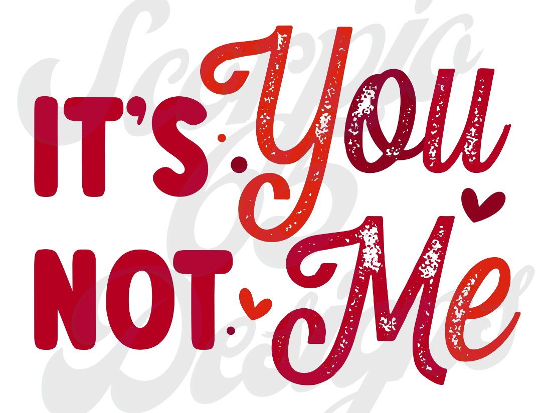 It's You Not Me DTF Transfers Scorpio 65 Designs