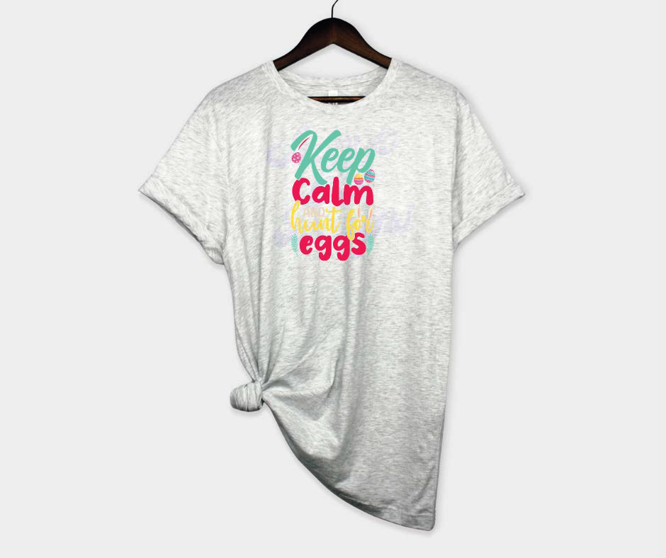 Keep Calm Easter DTF Transfers Scorpio 65 Designs