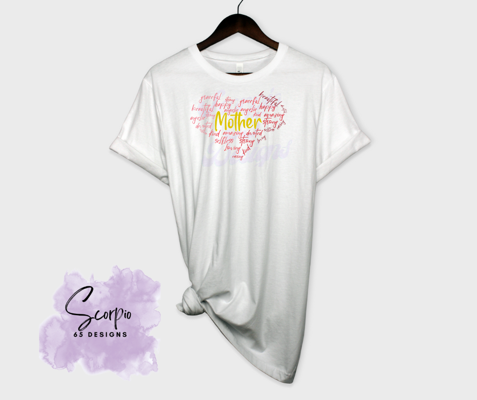 Mother Full of Love DTF Transfer Scorpio 65 Designs