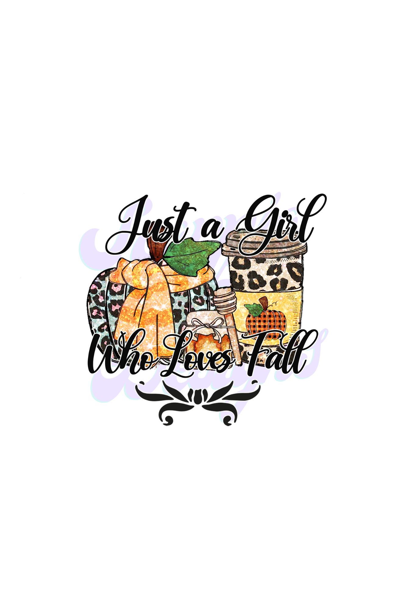 Just A Girl Who Loves Fall DTF Transfers Scorpio 65 Designs