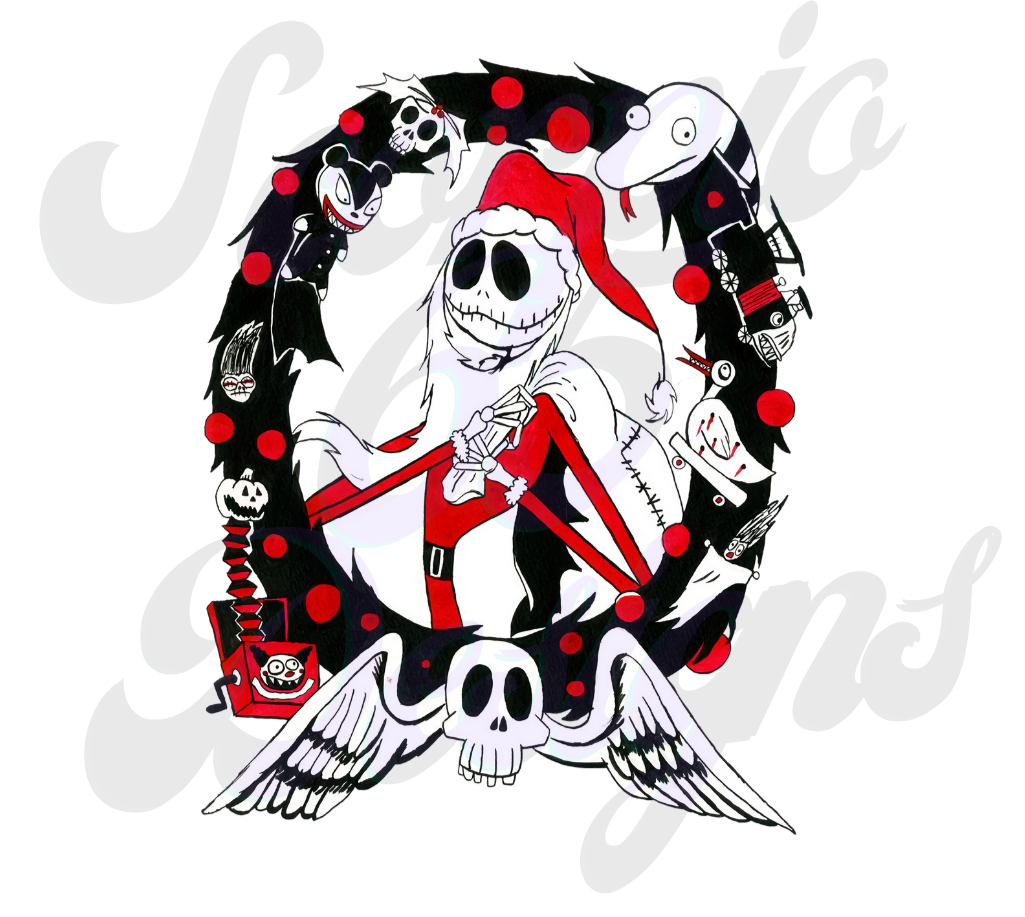 Jack Christmas DTF Transfers Scorpio 65 Designs