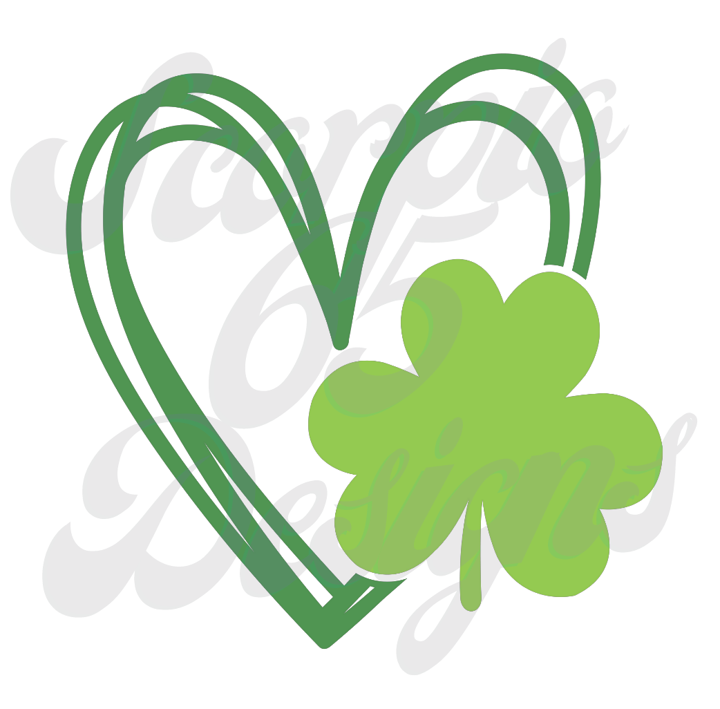 Shamrock Love DTF Transfers Scorpio 65 Designs