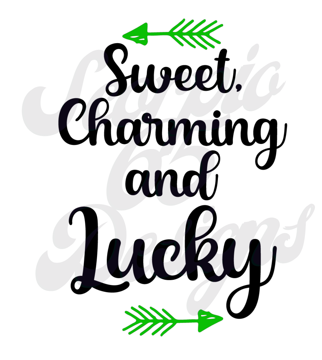 Sweet, Charming, and Lucky DTF Transfers Scorpio 65 Designs