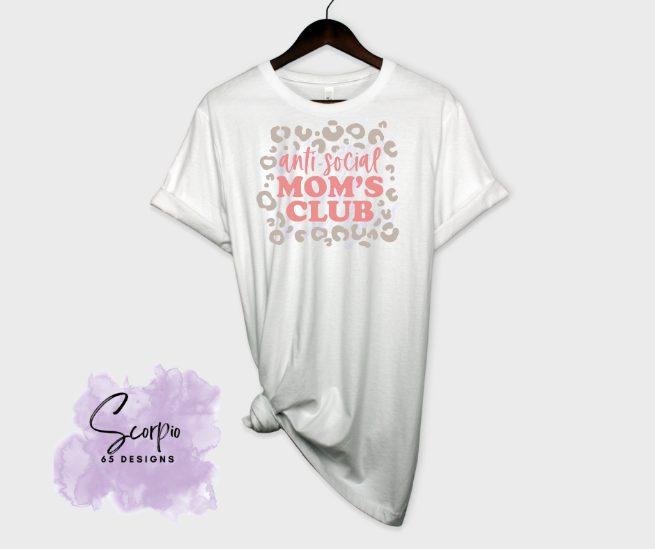 Anti-Social Moms Club DTF Transfer Scorpio 65 Designs