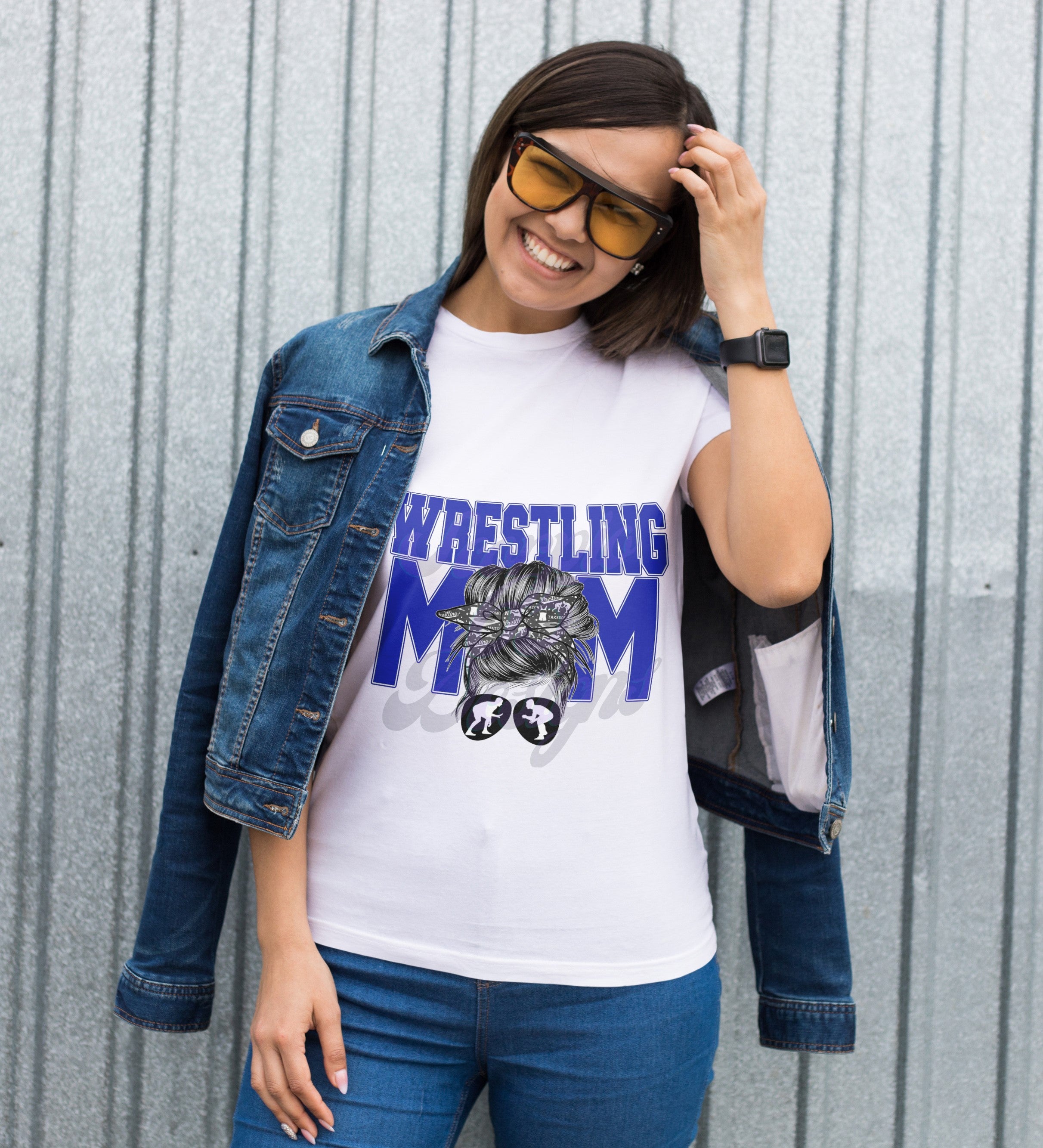 Wrestling Mom DTF Transfers Scorpio 65 Designs